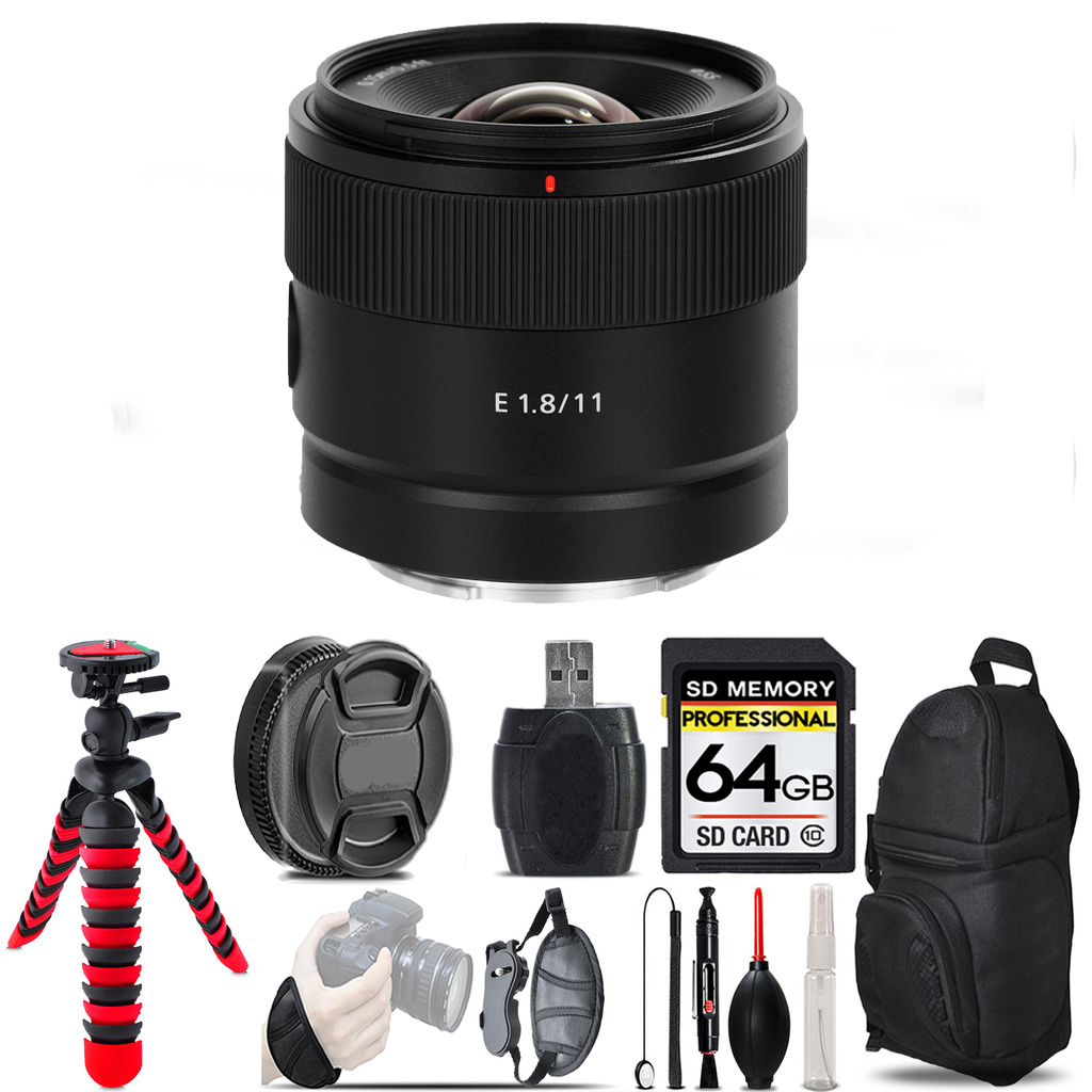 E 11mm f/1.8 Lens  - 64GB Special Kit *FREE SHIPPING*