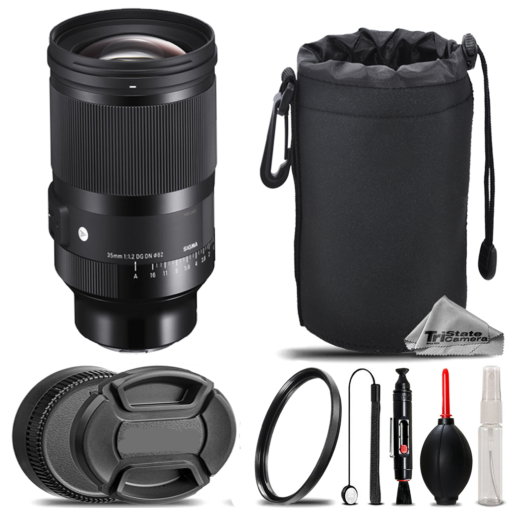 35mm f/1.2 DG DN Art Lens for Sony E +UV Filter+ Hood +Lens Pouch-Kit *FREE SHIPPING*