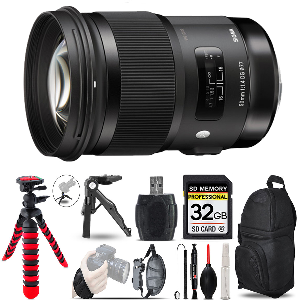 AF 50/1.4 Art DG HSM F/Canon   - 32GB Accessory Kit *FREE SHIPPING*