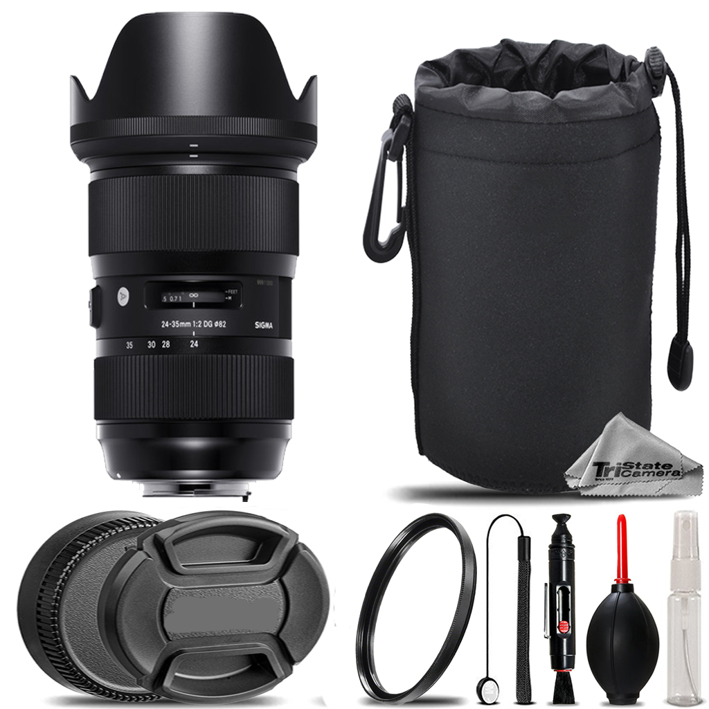 24-35mm f/2 DG HSM Art Lens for Nikon F - UV Filter+ Hood +Lens Pouch-Kit *FREE SHIPPING*