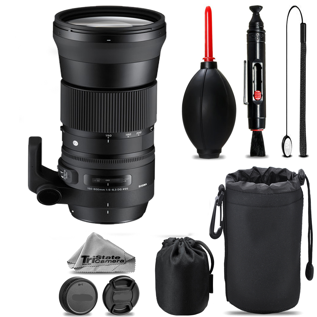 150-600mm f/5-6.3 HSM Lens for Nikon F  +UV +FLD +CPL +Blower Brush- Kit *FREE SHIPPING*