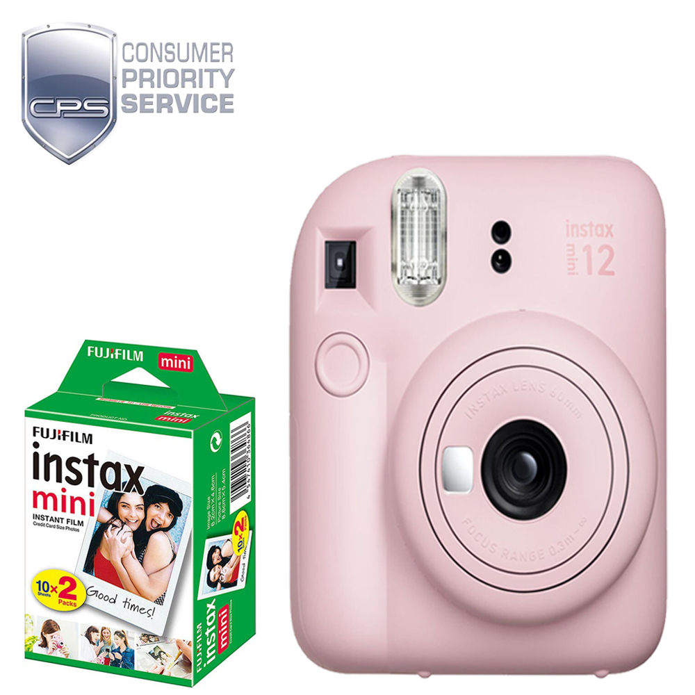 INSTAX MINI 12 Instant Film Camera Pink + Mini Film Kit + 1YR WTY *FREE SHIPPING*