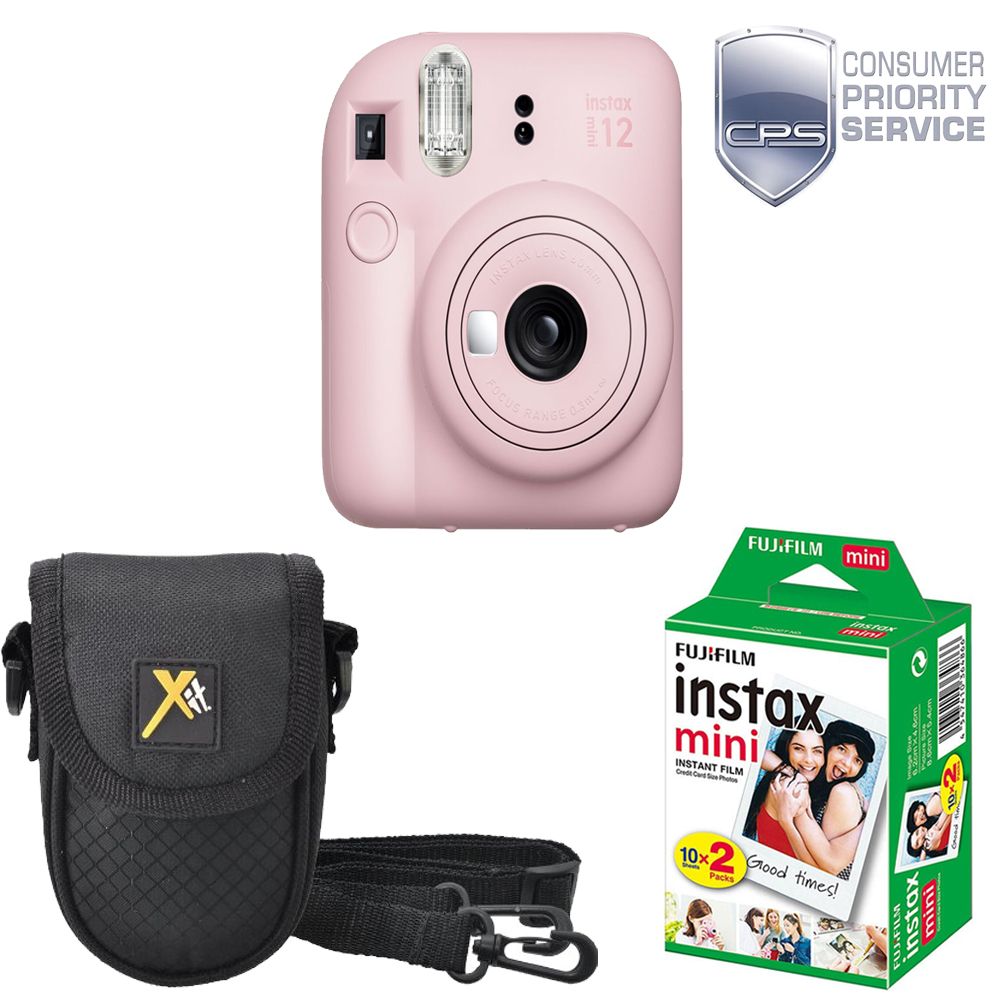 INSTAX MINI 12 Film Camera Pink +Case + Mini Film Kit+ 1YR WTY *FREE SHIPPING*