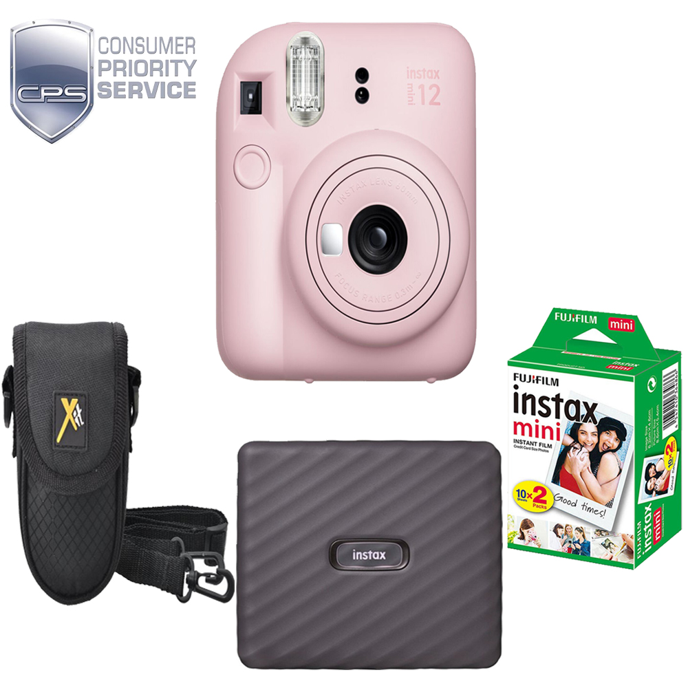 INSTAX MINI 12 Film Camera Pink +Case + Mini Film  Printer Kit+ 1YR WTY *FREE SHIPPING*