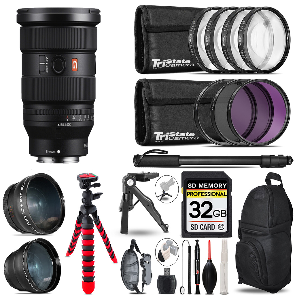 FE 16-35mm f/2.8 GM II Lens for Sony E -  -3 Lenses+Tripod +Backpack -32GB *FREE SHIPPING*