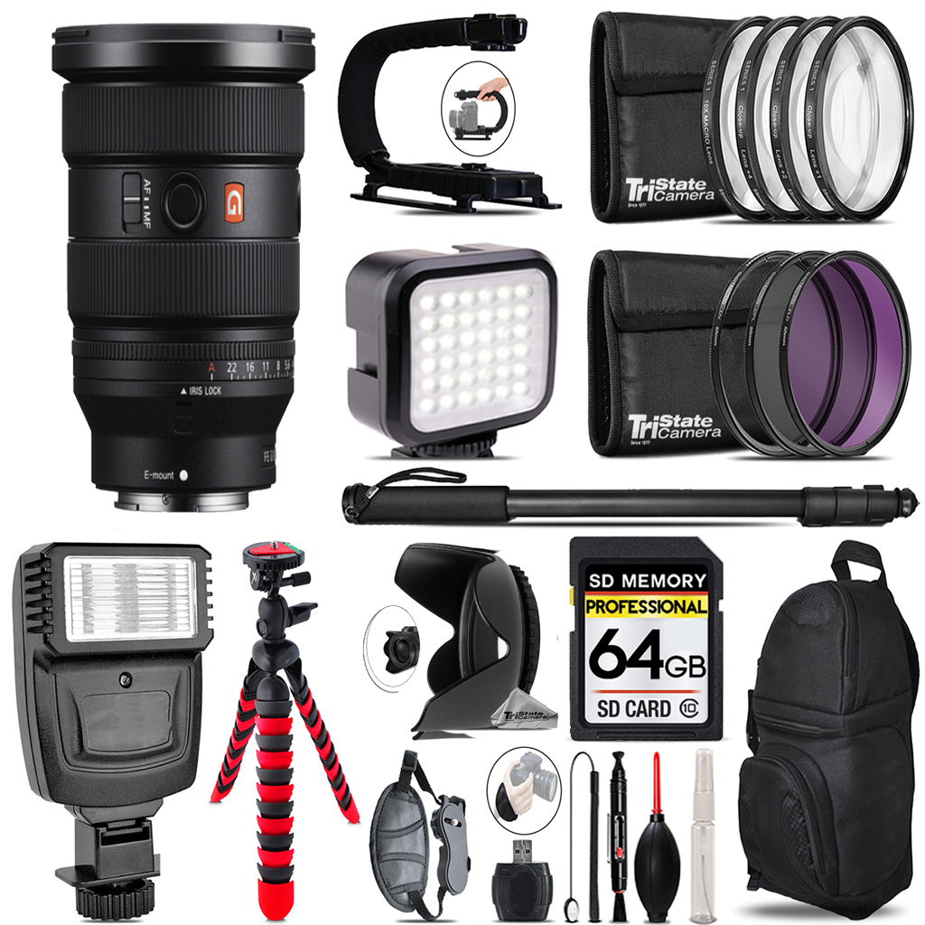 FE 16-35mm f/2.8 GM II Lens for Sony E -Video Kit +Flash,64GB Kit Bundle *FREE SHIPPING*