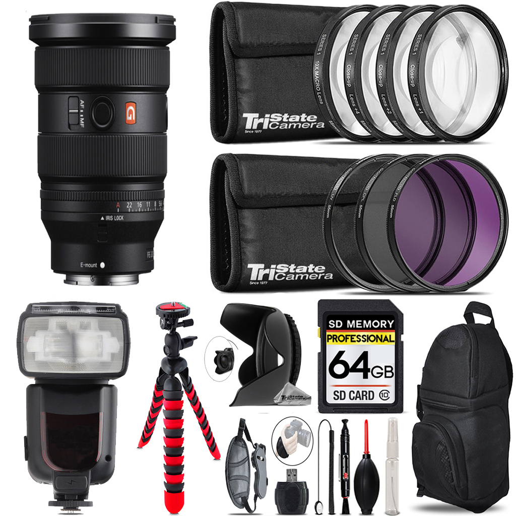 FE 16-35mm f/2.8 GM II Lens for Sony E +7 Piece Filter & More -64GB Kit *FREE SHIPPING*