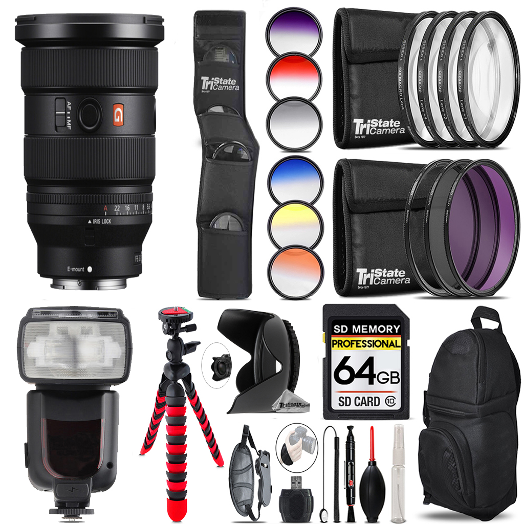 FE 16-35mm f/2.8 GM II Lens for Sony E +13 Piece Filter & More-64GB Kit *FREE SHIPPING*