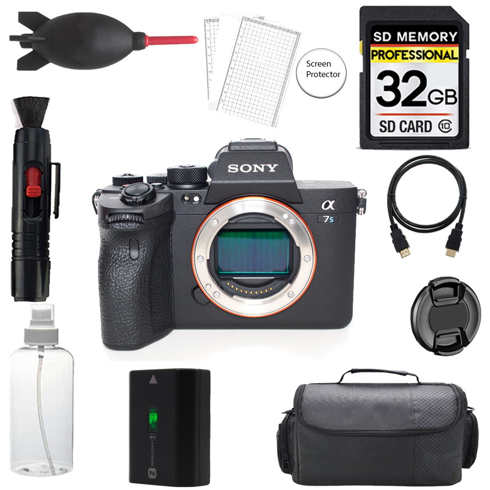a7S III Mirrorless Camera Body + 32GB + Bag+Screen Protector- Basic Kit *FREE SHIPPING*