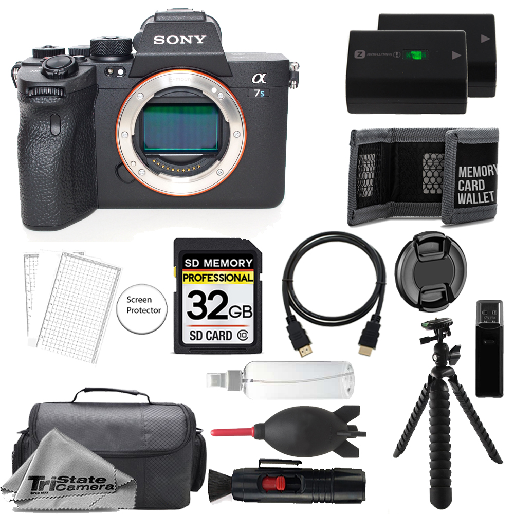 a7S III Mirrorless Camera Body+ 32GB +Extra Battery+ Tripod- Accessory Kit *FREE SHIPPING*
