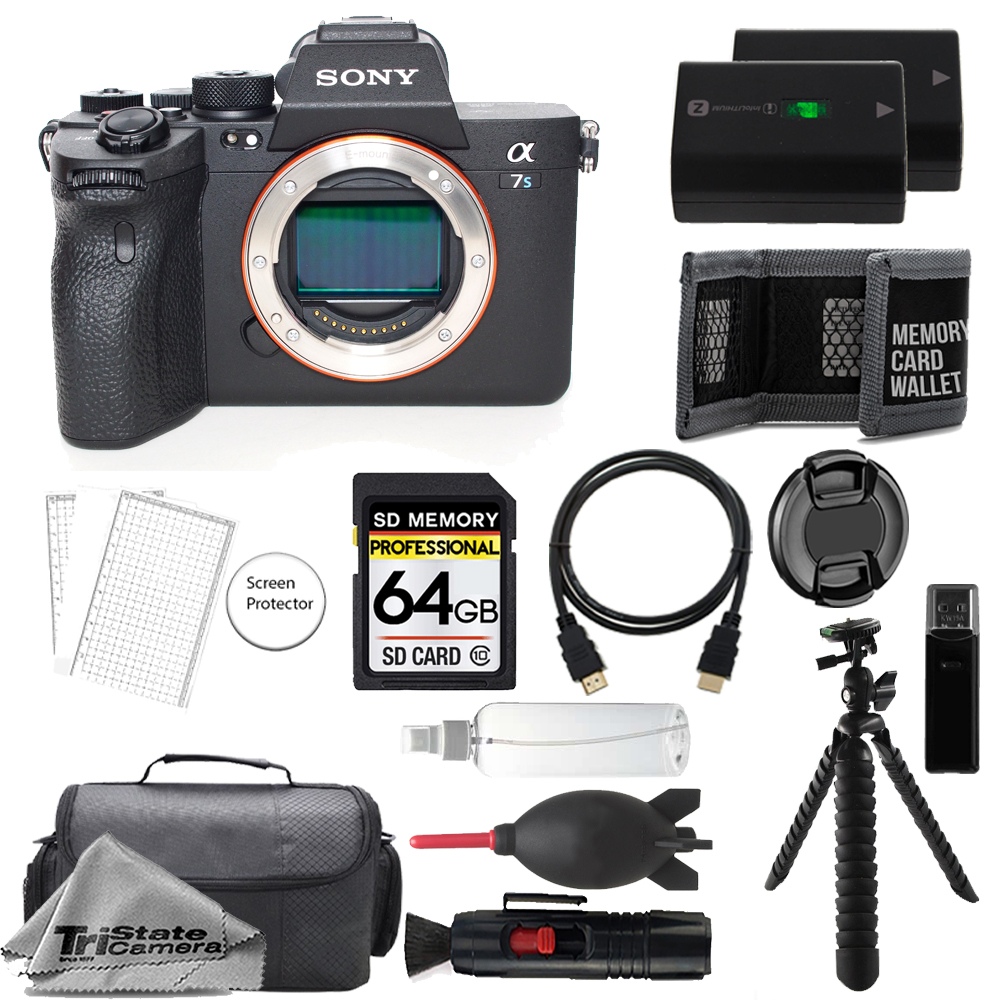 a7S III Mirrorless Camera Body+ 64GB +Extra Battery+ Tripod- Accessory Kit *FREE SHIPPING*