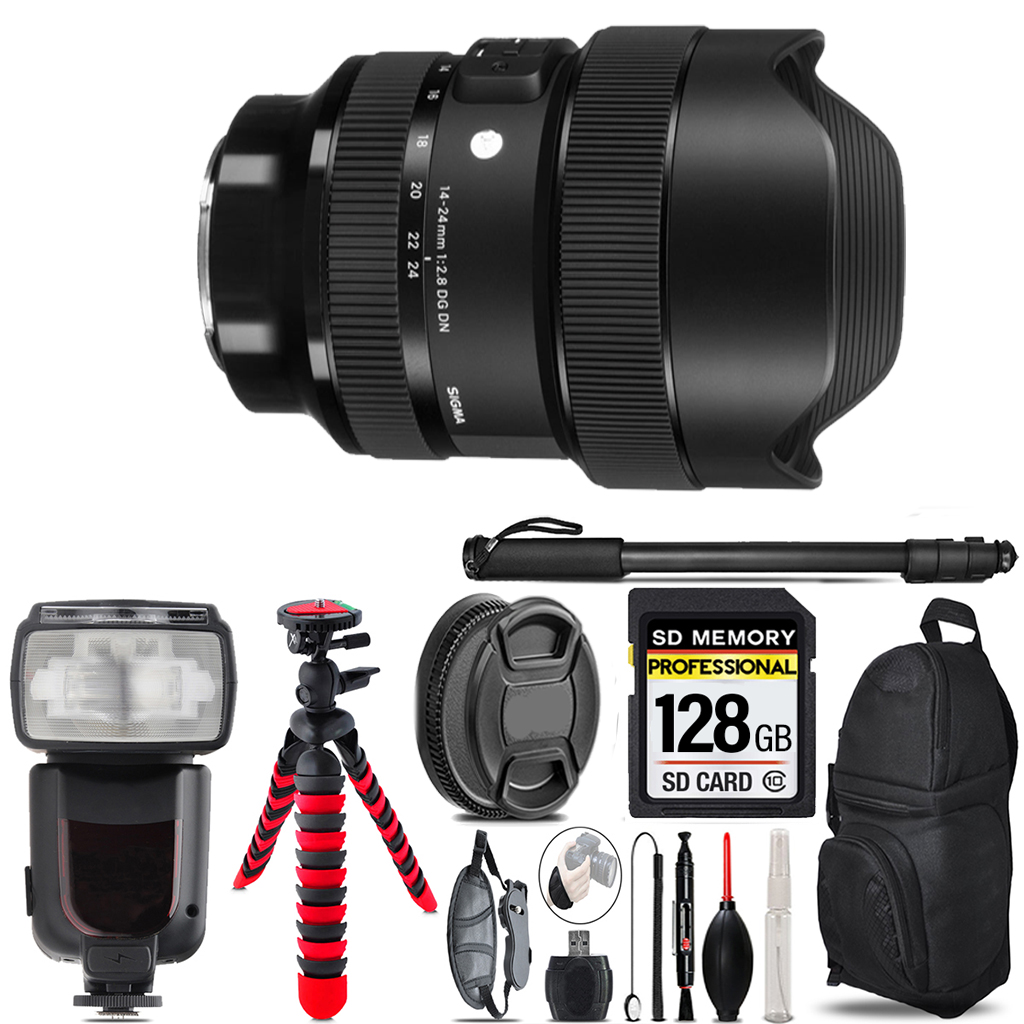 14-24mm f/2.8 DG DN Art Lens for Sony E - 128GB Accessory Kit *FREE SHIPPING*