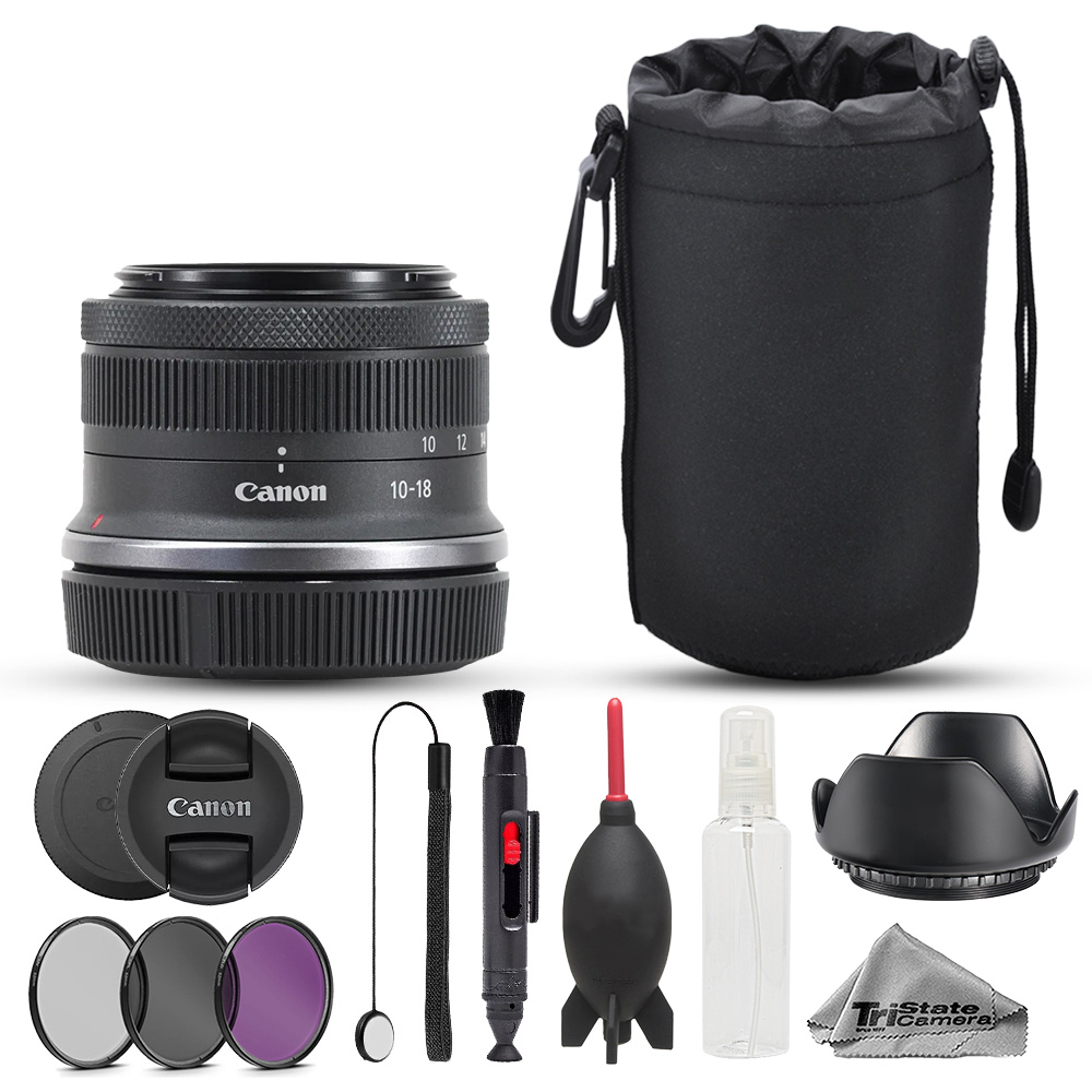 RF-S 10-18mm f/4.5-6.3 IS STM Lens - 10pc Advanced Bundle *FREE SHIPPING*