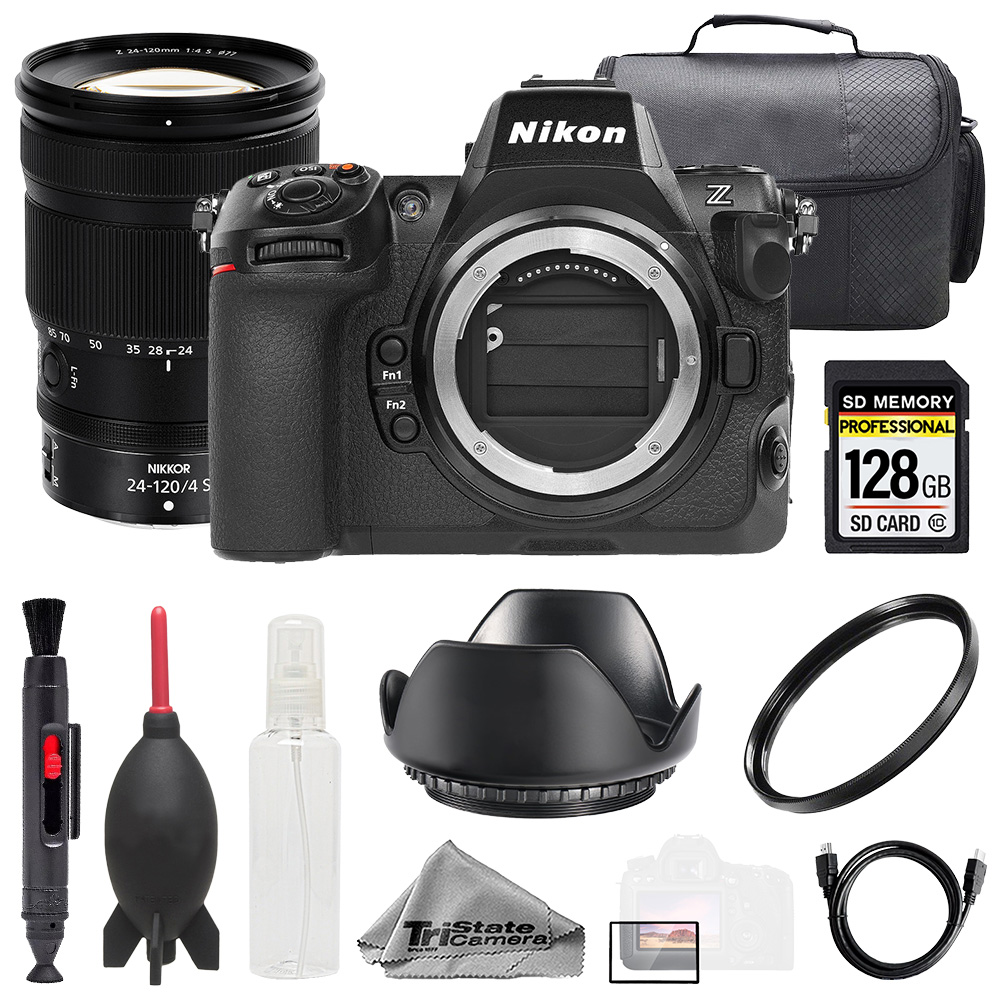NIKON | Z8 + Z 24-120mm f/4 Lens + 128GB + Bag+ UV Filter- Basic