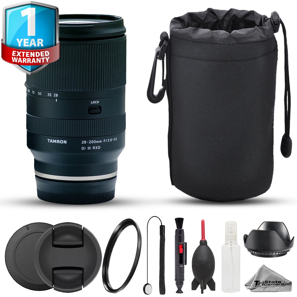 28-200mm f/2.8-5.6 Di III RXD Lens - 8pc Starter Kit + 1 Yr Warranty *FREE SHIPPING*
