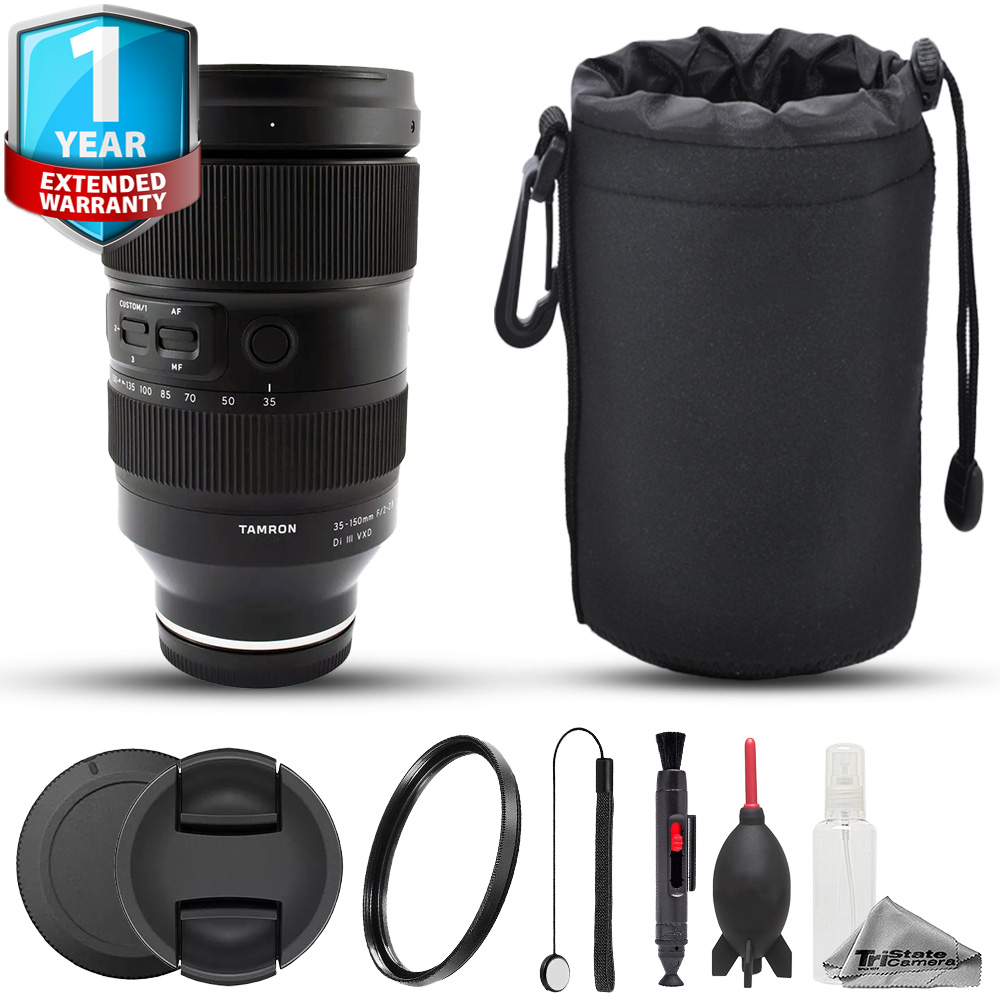 35-150mm f/2-2.8 Di III VXD Lens - 7pc Care Kit + 1 Yr Warranty *FREE SHIPPING*