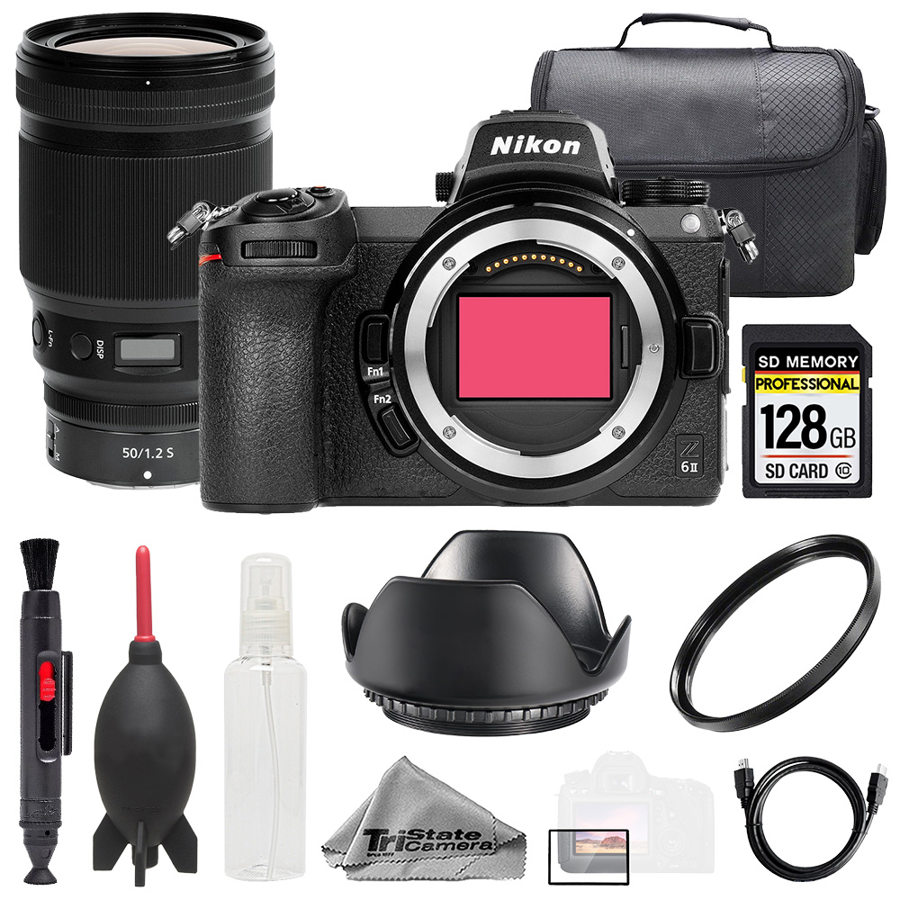 Z6 II + Z 50mm f/1.2 S Lens +128GB+ Bag+ UV Filter- Basic Kit *FREE SHIPPING*