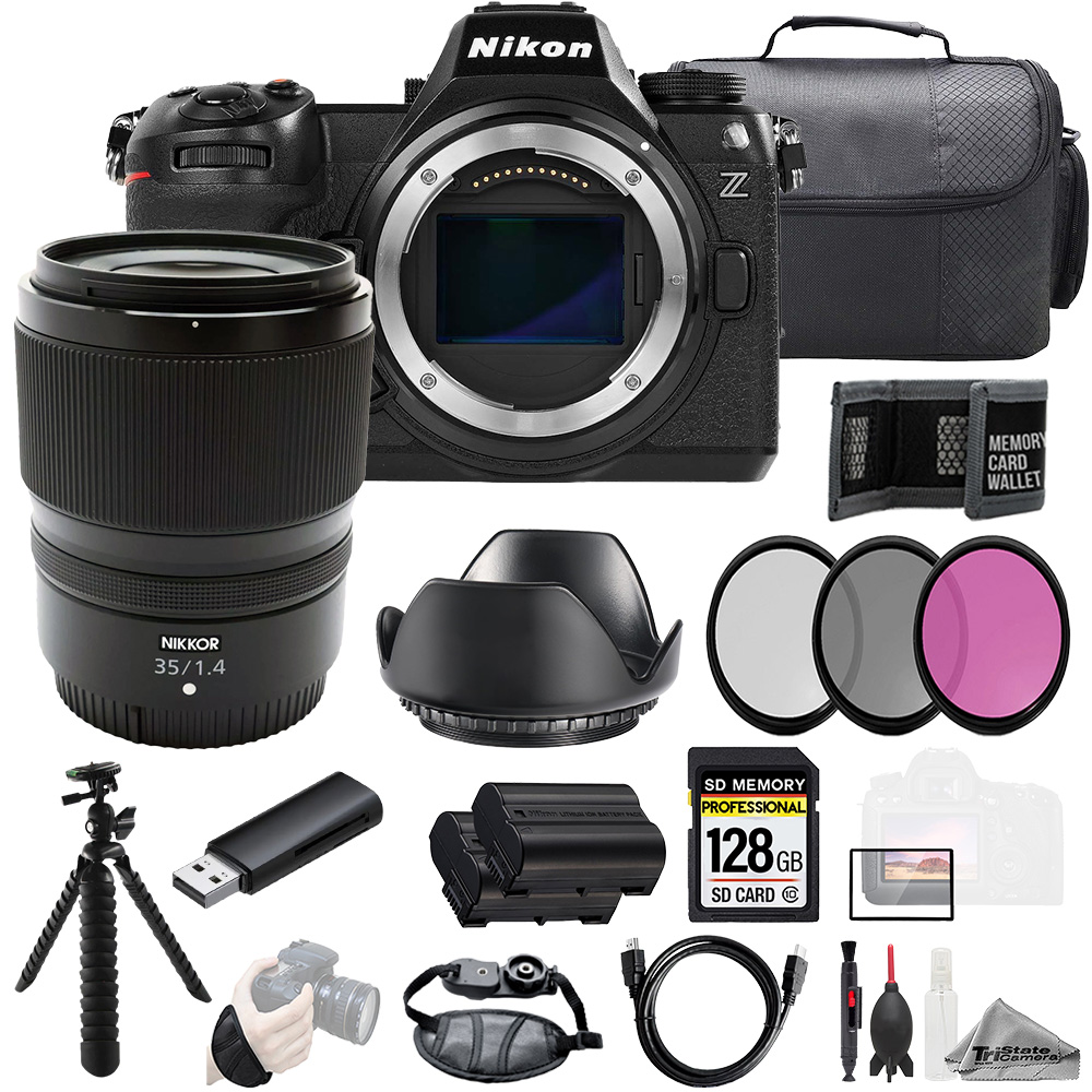 Z6 III + Z 35mm f/1.4 Lens 128GB + Ext Bat+ 3 PC Filter- Kit *FREE SHIPPING*
