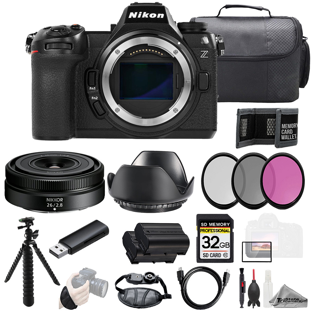 Z6 III + Z 26mm f/2.8 Lens +32GB + Ext Bat+ 3 PC Filter- Kit *FREE SHIPPING*