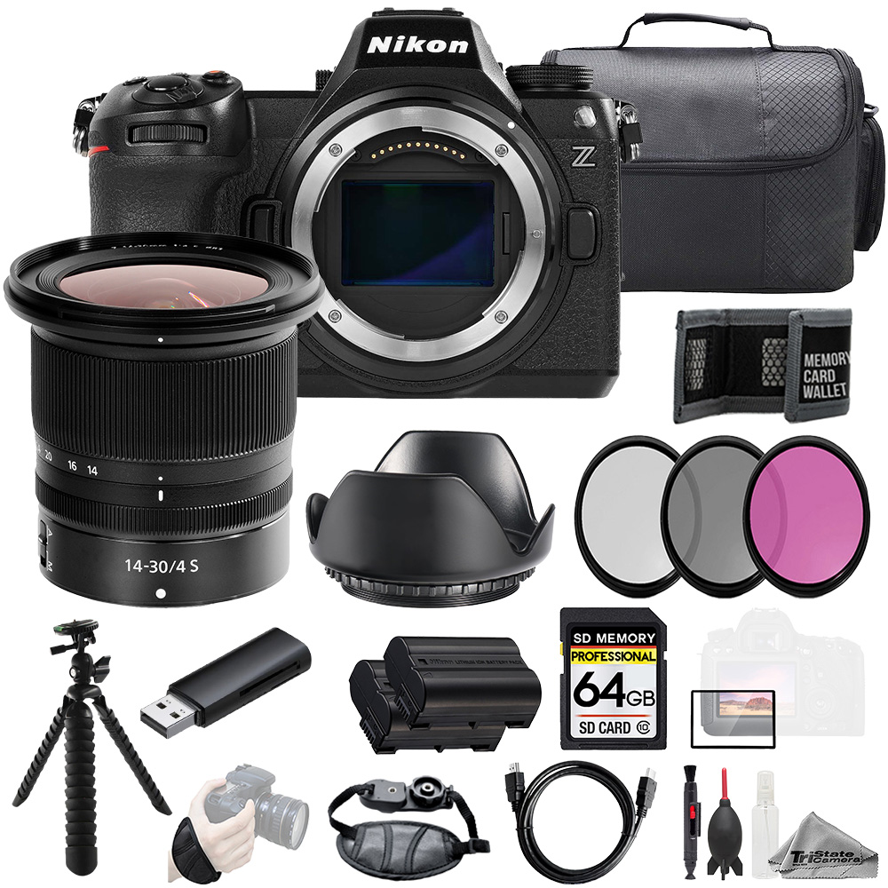 NIKON | Z6 III +Z 14-30mm f/4 S Lens +64GB + Ext Bat+ 3 PC Filter