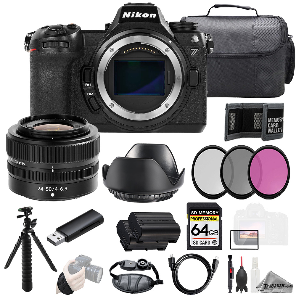 Z6 III + Z 24-50mm f/4-6.3 Lens +64GB + Ext Bat+ 3 PC Filter- Kit *FREE SHIPPING*