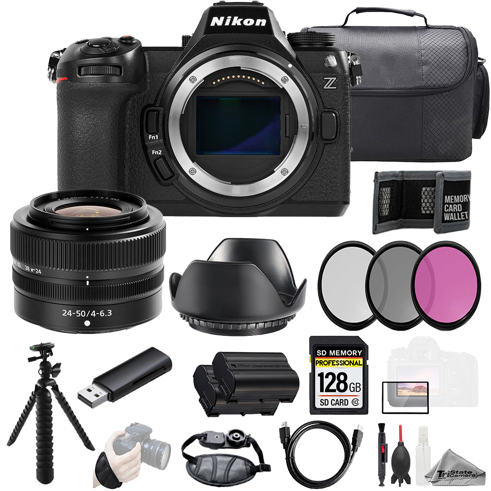 Z6 III + Z 24-50mm f/4-6.3 Lens 128GB + Ext Bat+ 3 PC Filter- Kit *FREE SHIPPING*