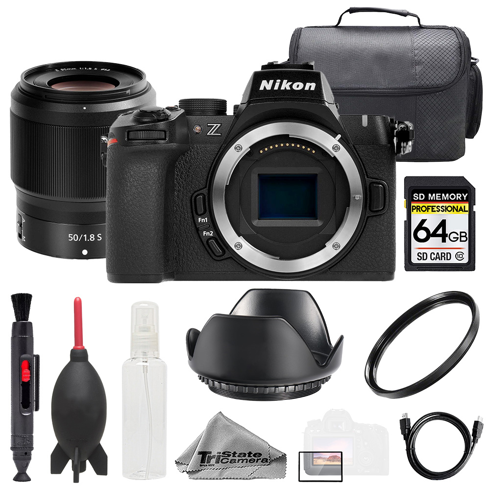 Z50 II + Z 50mm f/1.8 S Lens +64GB + Bag+ UV Filter- Basic Kit *FREE SHIPPING*