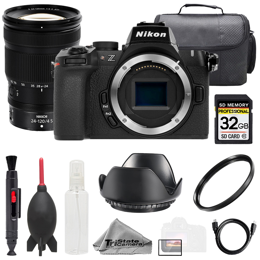 Z50 II + Z 24-120mm f/4 S Lens +32GB + Bag+ UV Filter- Basic Kit *FREE SHIPPING*