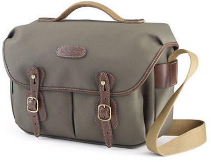 Hadley Pro Camera Shoulder Bag - Sage FibreNyte with Chocolate Leather Trim *FREE SHIPPING*