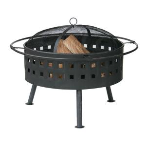 Uniflame WAD997SP Aged Bronze Outdoor Firebowl with Lattice Design