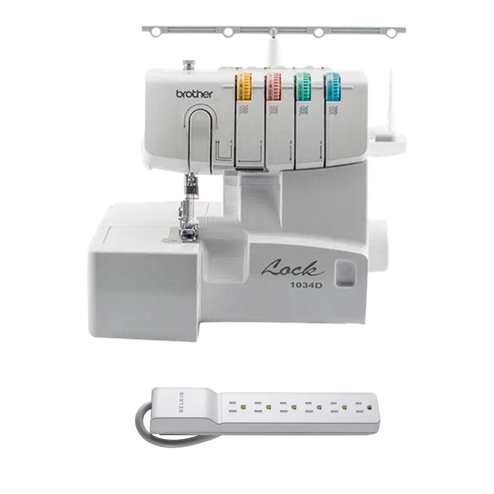 1034D 3/4 Lay-In Thread Serger w/ 6-Outlet Surge Protector *FREE SHIPPING*