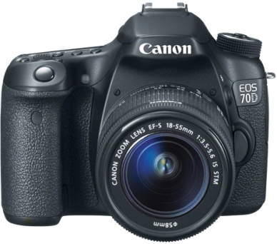 EOS 70D 20.2 MP, 3.0 Inch Vari-Angle Touchscreen LCD, Full HD Video DSLR Camera with EF-S18-55mm STM Lens *FREE SHIPPING*