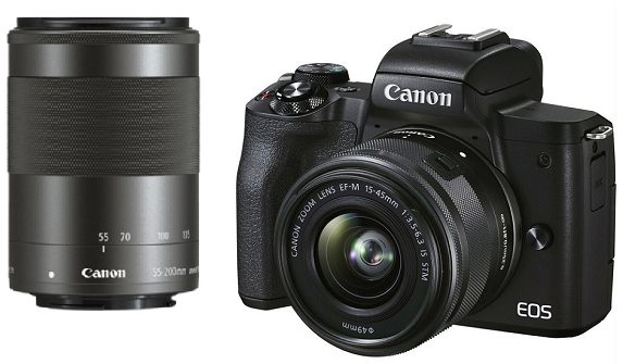 træthed bagværk betyder CANON | EOS EOS M50 Mark II 24.2 MP w/EF-M 15-45 & 55-200mm 2-Lens Kit -  Black *FREE SHIPPING* | 4728C014 | Tri-State Camera, Video, and Computer