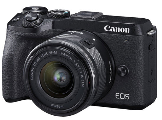 EOS M6 Mark II Mirrorless Digital Camera with 15-45mm IS STM Lens Kit - Black *FREE SHIPPING*