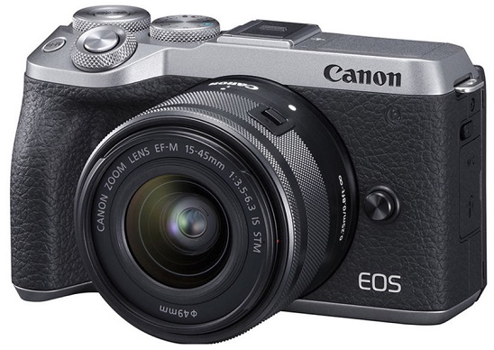 EOS M6 Mark II Mirrorless Digital Camera with 15-45mm IS STM Lens Kit - Silver *FREE SHIPPING*