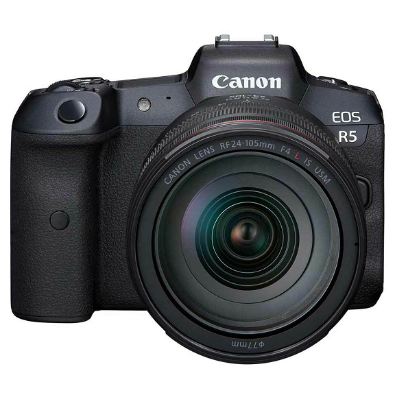 EOS R5 45 Megapixel Full Frame Mirrorless Digital Camera w/RF 24-105mm f/4L IS USM Lens Kit *FREE SHIPPING*