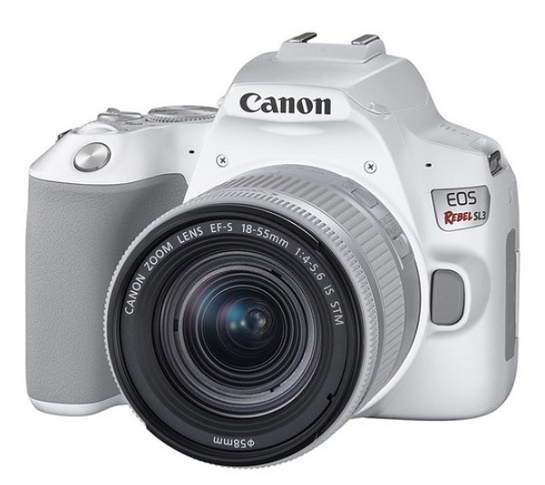 EOS Rebel SL3 24.1 MP 4K Video DSLR Camera w/18-55mm IS STM Lens - White *FREE SHIPPING*