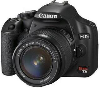 EOS Rebel T1i 15.1 Megapixel, 3.0 Inch LCD Screen With Live-View, Full HD Video With EF-S 18-55mm IS Zoom Lens Digital SLR Camera Kit - Black  *FREE SHIPPING*