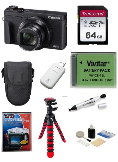 PowerShot G5 X Mark II 20.2 MegaPixel, 5x f/1.8 Optical ZoomDigital Camera - Deluxe Kit *FREE SHIPPING*