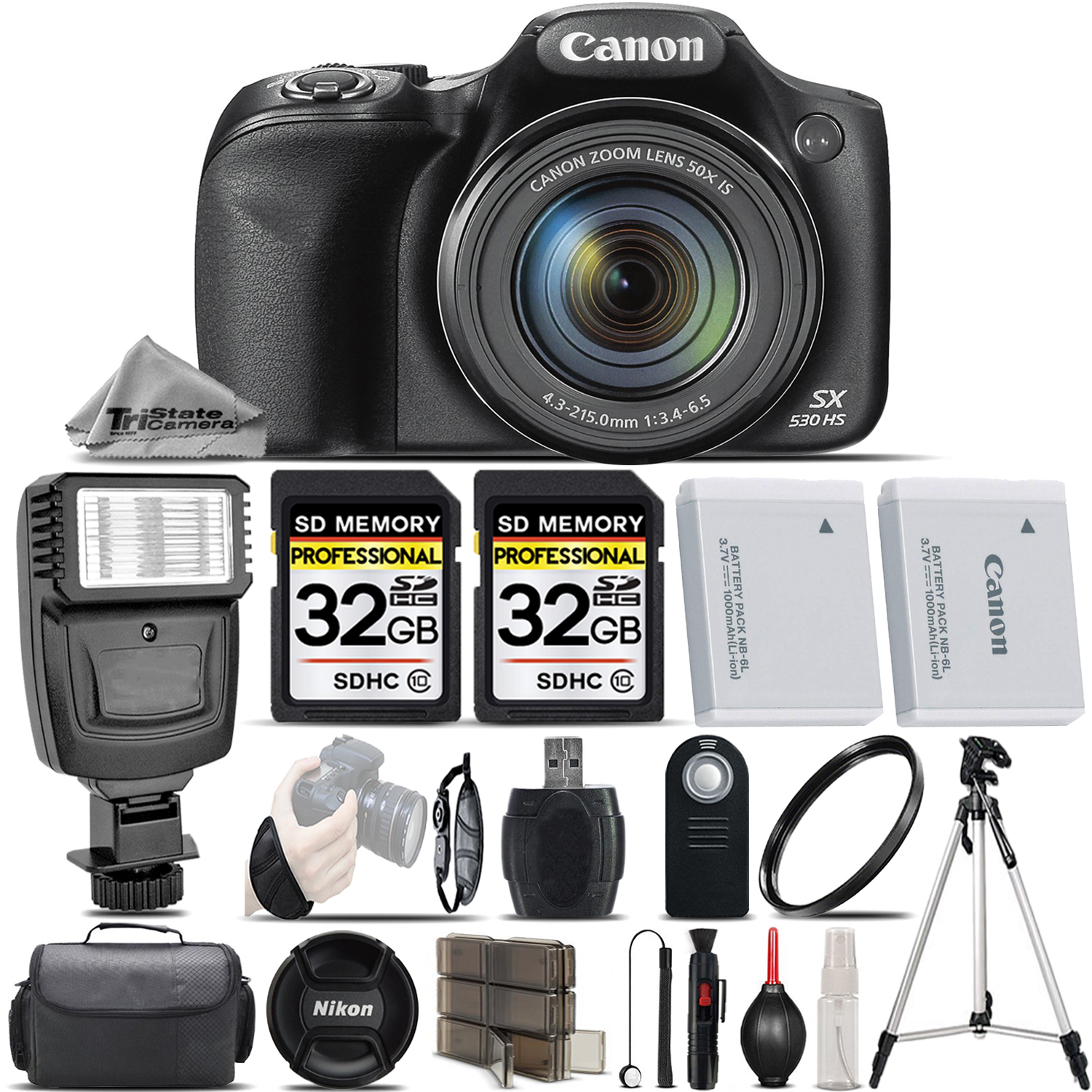 PowerShot SX530 HS Digital Camera 50x Optical Zoom - Ultimate Saving Kit *FREE SHIPPING*