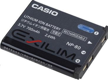 NP-80 Rechargeable Lithium Ion Battery For Casio Exilim Ex-S5