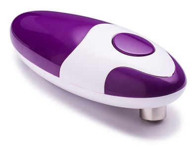 CHEFS STAR  Smooth Edge Automatic Can Opener (Purple) *FREE