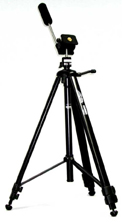 Courier Xt Tripod (Black) With Fgx10 3-Way Head (Quick Release) - Supports 9 Lb (4 Kg)