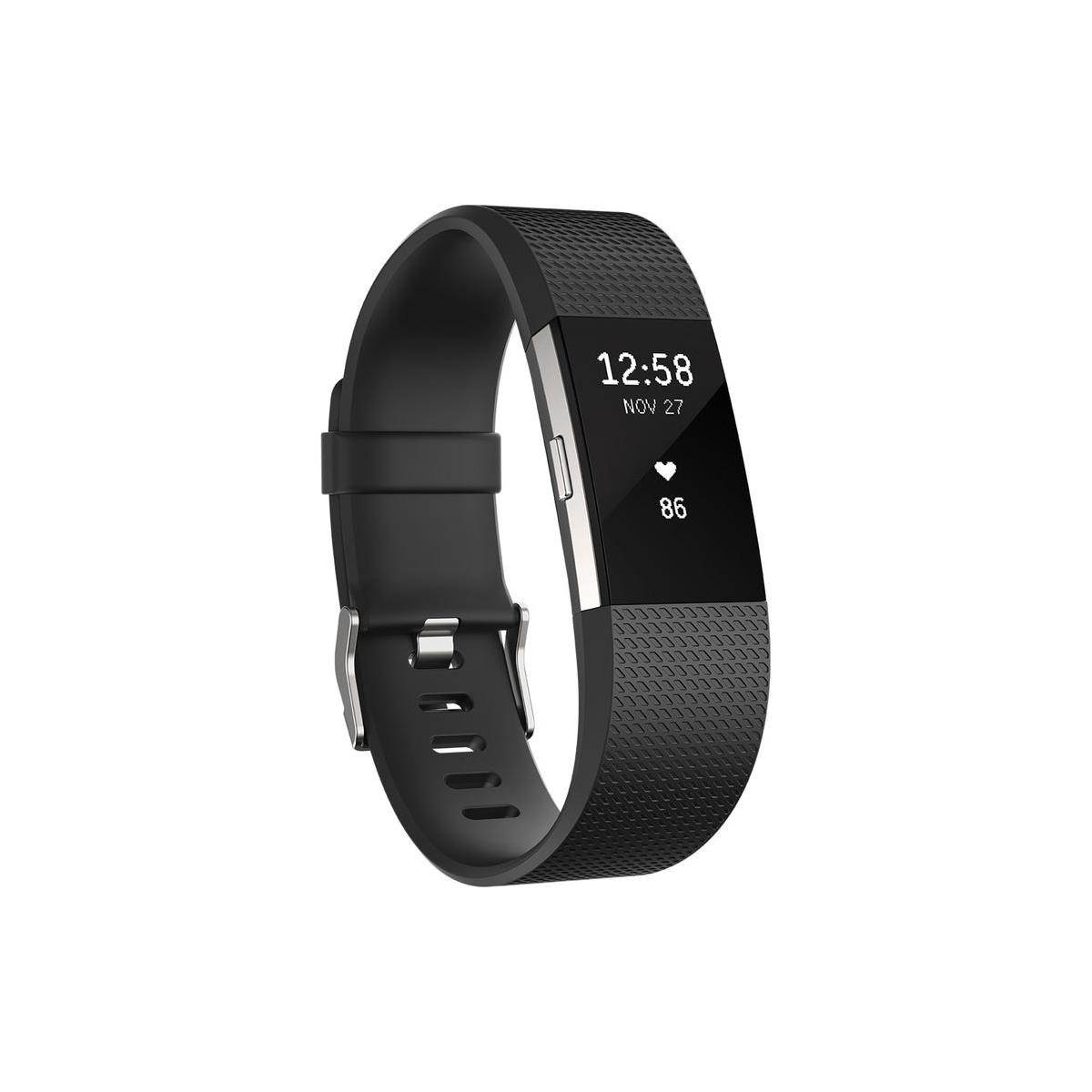 Charge 2 Activity Tracker + Heart Rate Wireless Activity Wristband (Black, Small) *FREE SHIPPING*