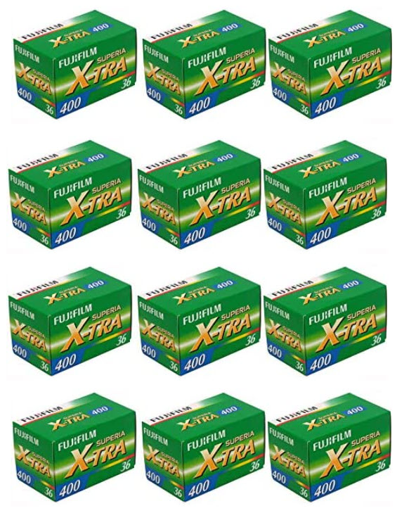 Fujicolor Superia X-TRA 400 135-36 35mm Negative Color Film - 12-Pack (432 Exposures) *FREE SHIPPING*