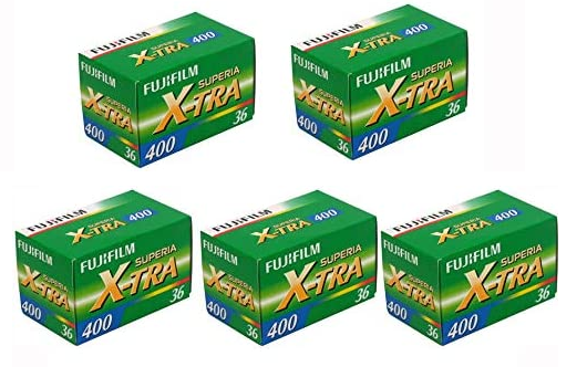 Fujicolor Superia X-TRA 400 135-36 35mm Negative Color Film - 5-Pack (180 Exposures) *FREE SHIPPING*