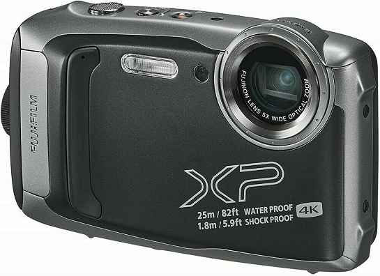 FinePix XP130 16.4 MP Rugged Waterproof Compact Digital Camera - Dark Silver *FREE SHIPPING*