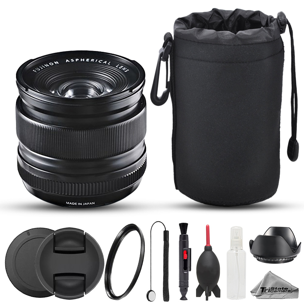 XF 14mm f/2.8 R Lens (Black) - 8pc Starter Kit *FREE SHIPPING*