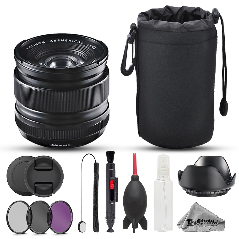 XF 14mm f/2.8 R Lens (Black) - 10pc Advanced Bundle *FREE SHIPPING*