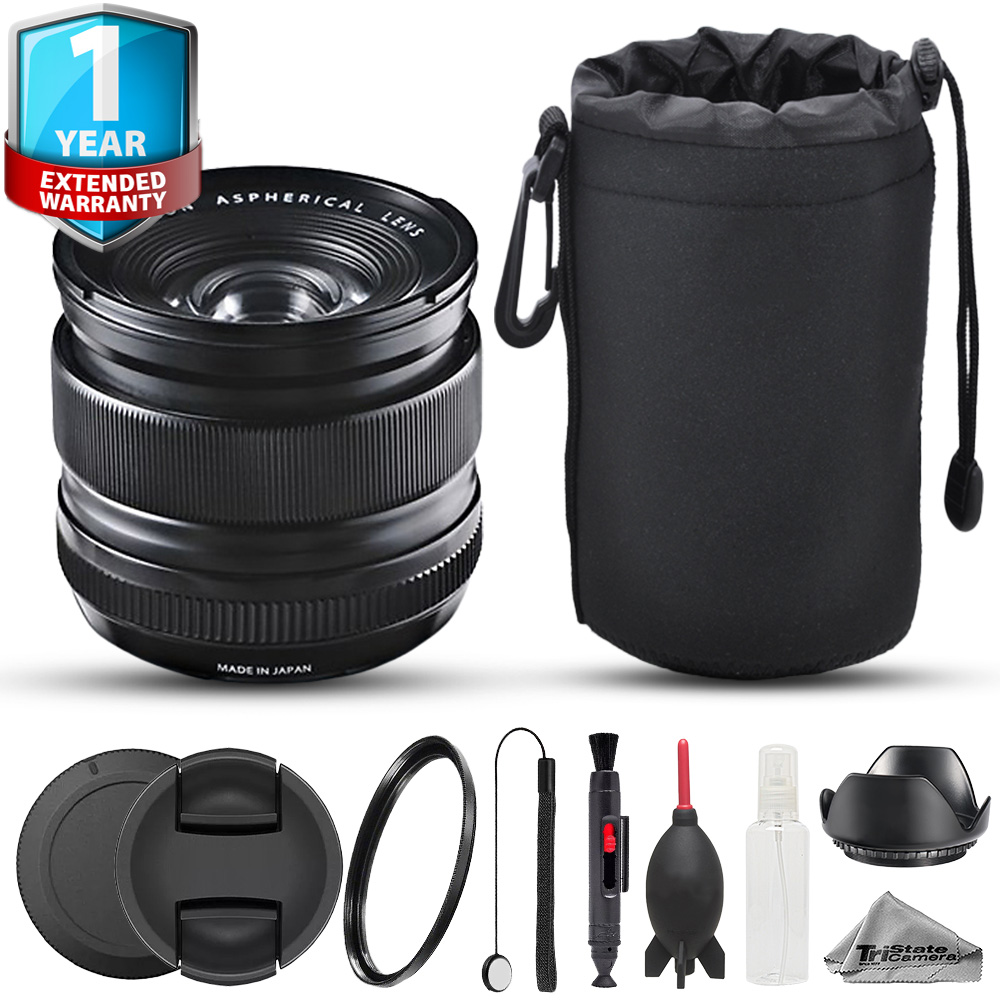 XF 14mm f/2.8 R Lens (Black) - 8pc Starter Kit + 1 Yr Warranty *FREE SHIPPING*